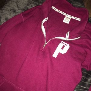 PINK quarter zip